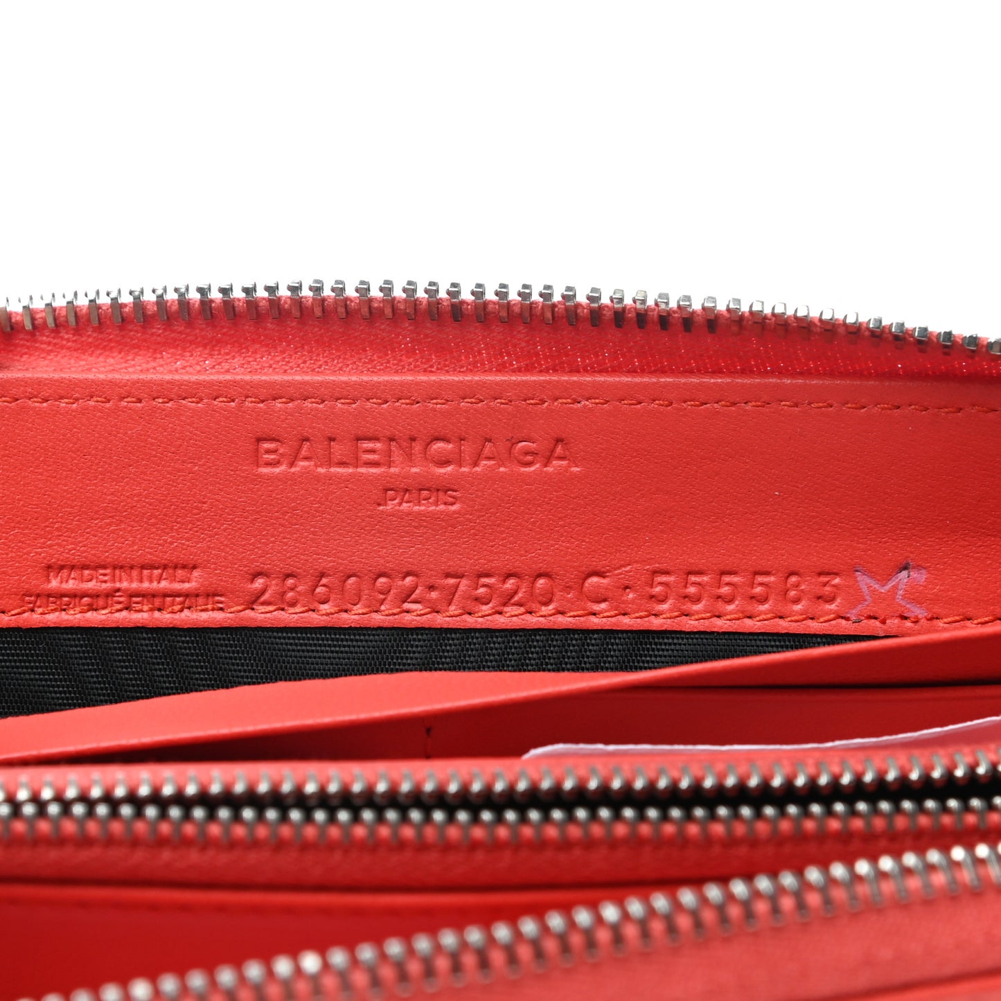 Agneau Arena Nappa Glover Classic Continental Zip Around Wallet Fire Orange