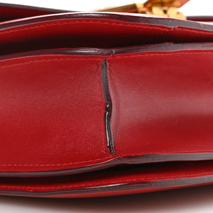 Celine Box Calfskin Medium Classic Box Flap Bag Red 9 of 11