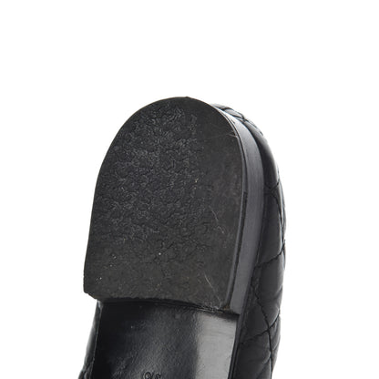 Chanel Aged Calfskin Quilted CC Cap Toe Ballerina Flats 36 Black 21 of 23