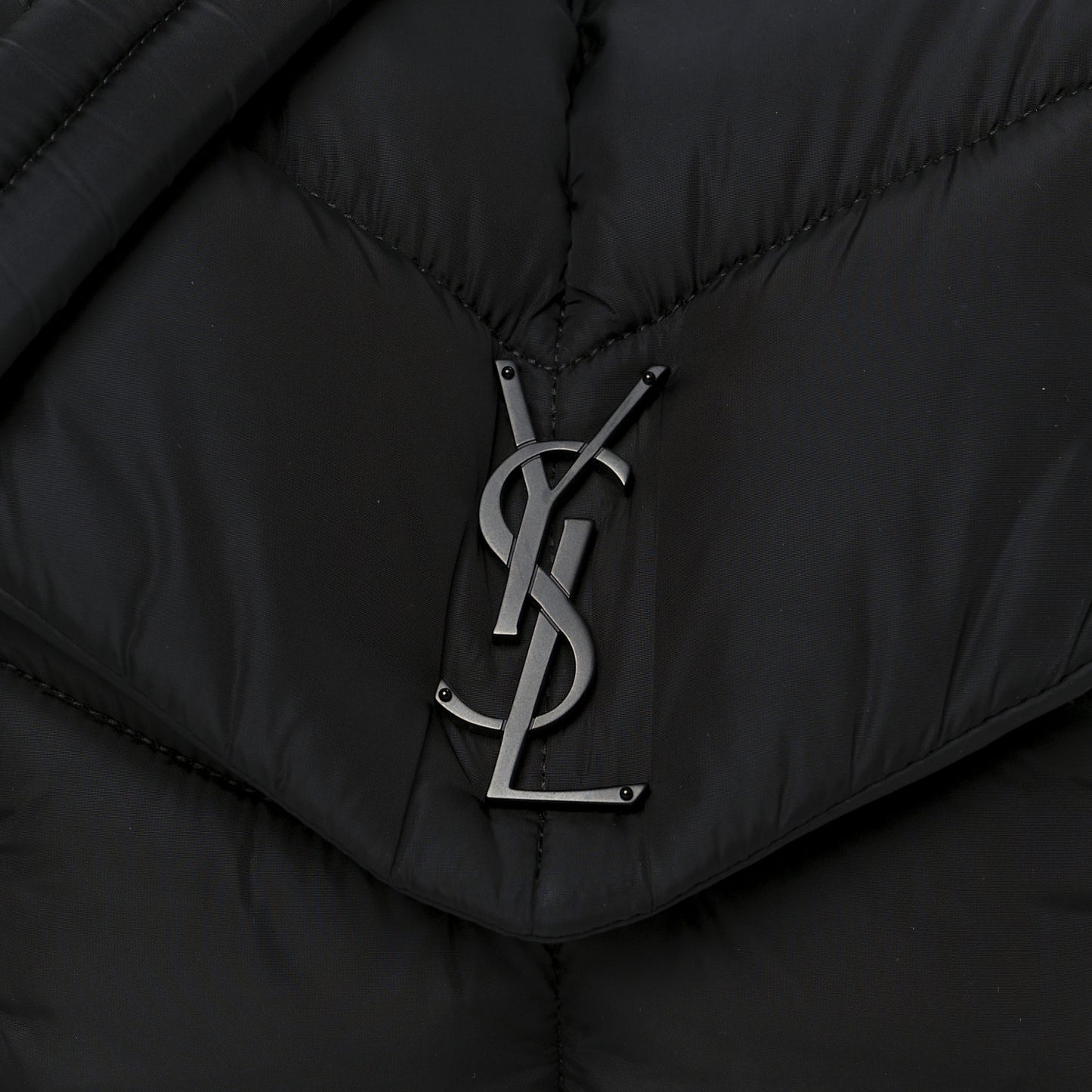 Econyl Nylon Lou Puffer Messenger Black