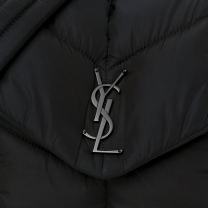 Saint Laurent Econyl Nylon Lou Puffer Messenger Black 8 of 10