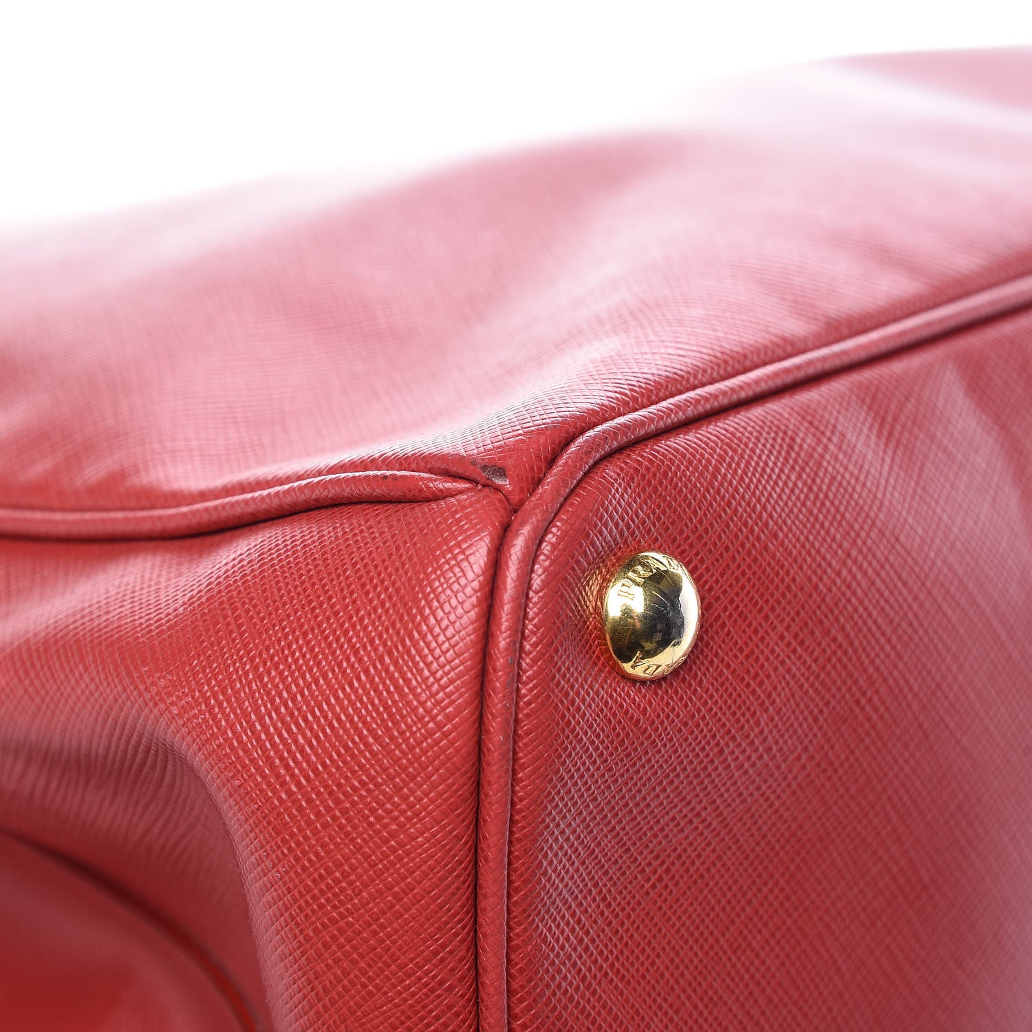 Prada Saffiano Large Tote Fuoco 11 of 15