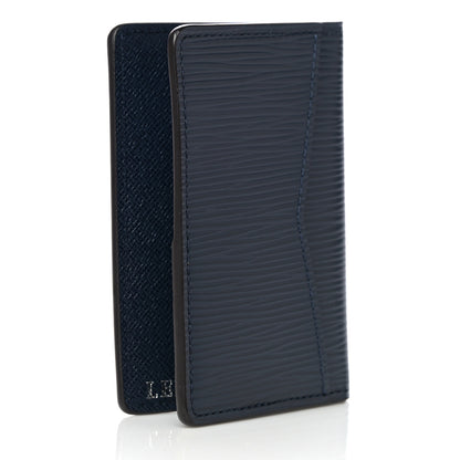 Louis Vuitton Epi Pocket Organizer Blue Marine 3 of 11