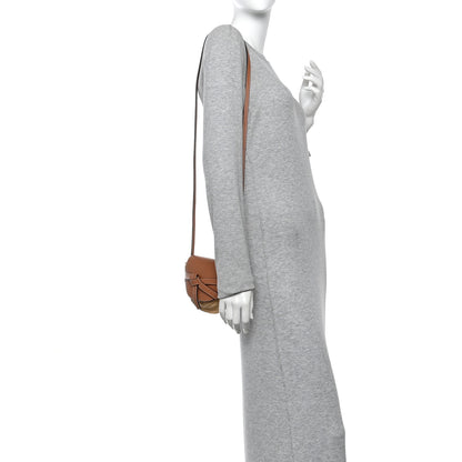Loewe Calfskin Raffia Mini Gate Crossbody Bag Natural Tan 2 of 10