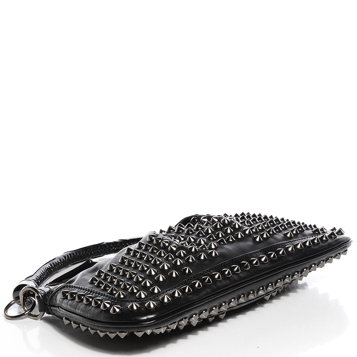 Burberry Lambskin Studded Sling Bag Black 4 of 8