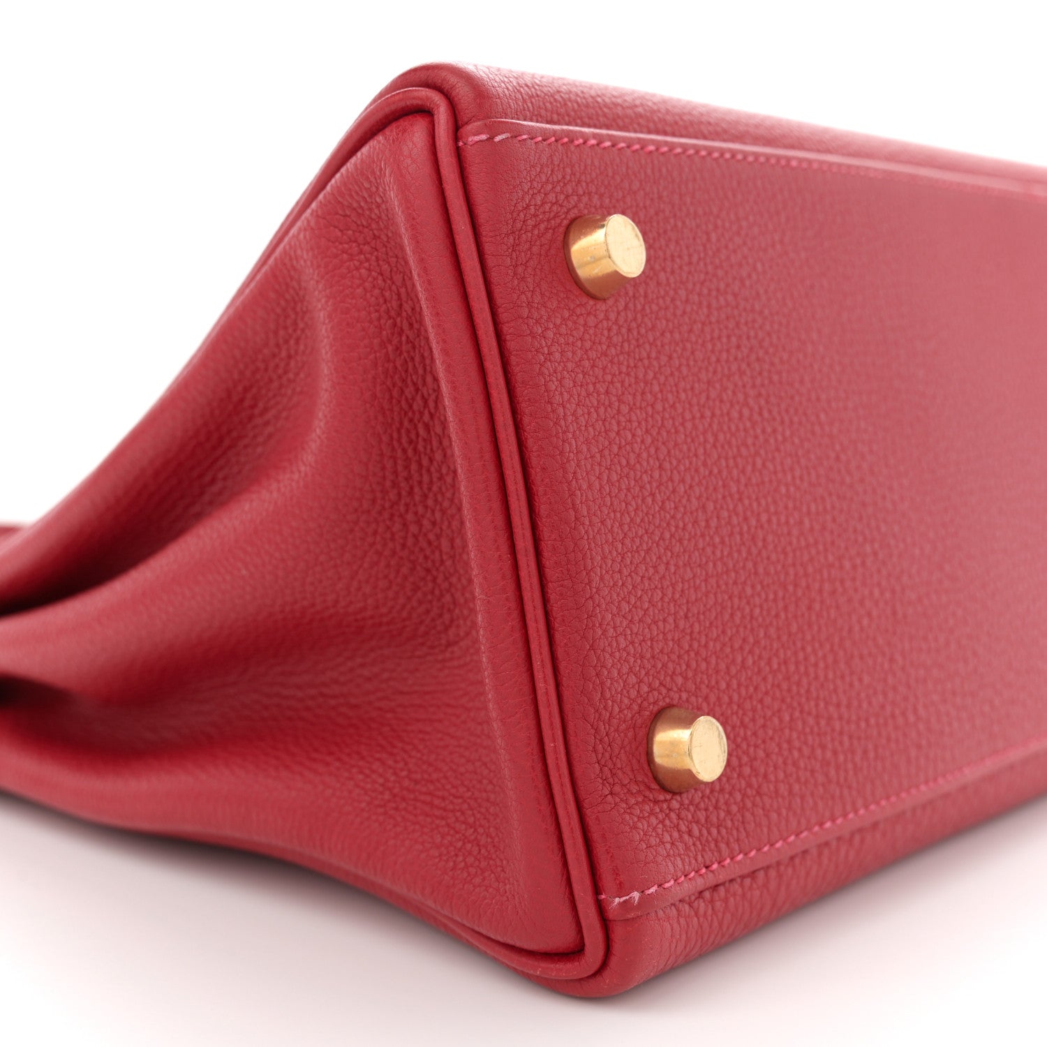 Hermes Togo Kelly Retourne 28 Rouge Vif 9 of 11