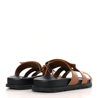 Hermes Calfskin Womens Chypre Sandals 36 Natural 4 of 9