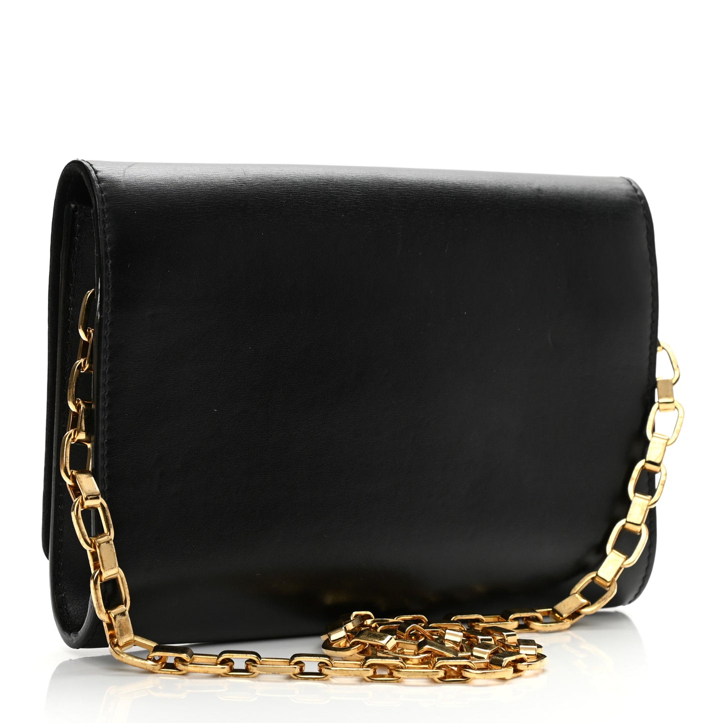 Calfskin Chain Louise GM Black