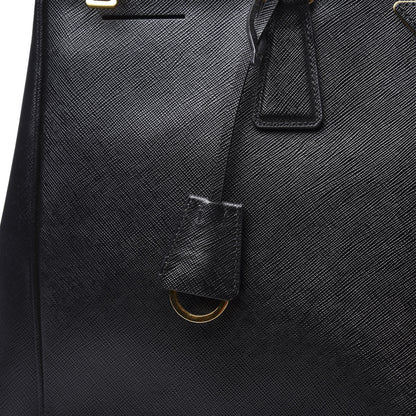 Prada Saffiano Large Galleria Double Zip Tote Black 15 of 16