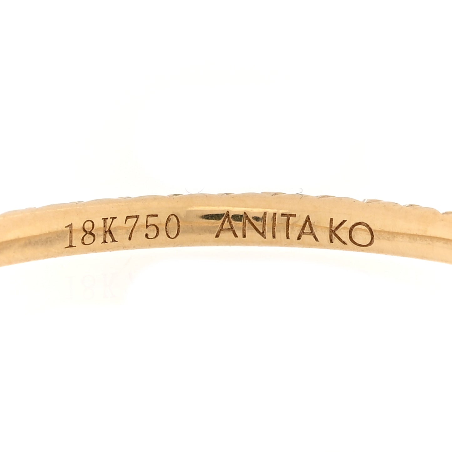 18K Yellow Gold Diamond Eternity Ring 50 5.5