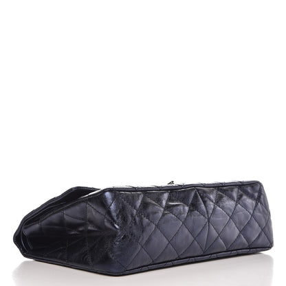 Chanel Metallic Aged Calfskin 2.55 Reissue Flap 227 Blue 6 of 11
