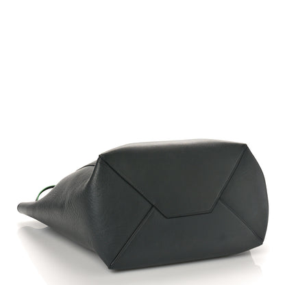 Celine Smooth Calfskin Small Tassel Cabas Phantom Gray Green 4 of 8