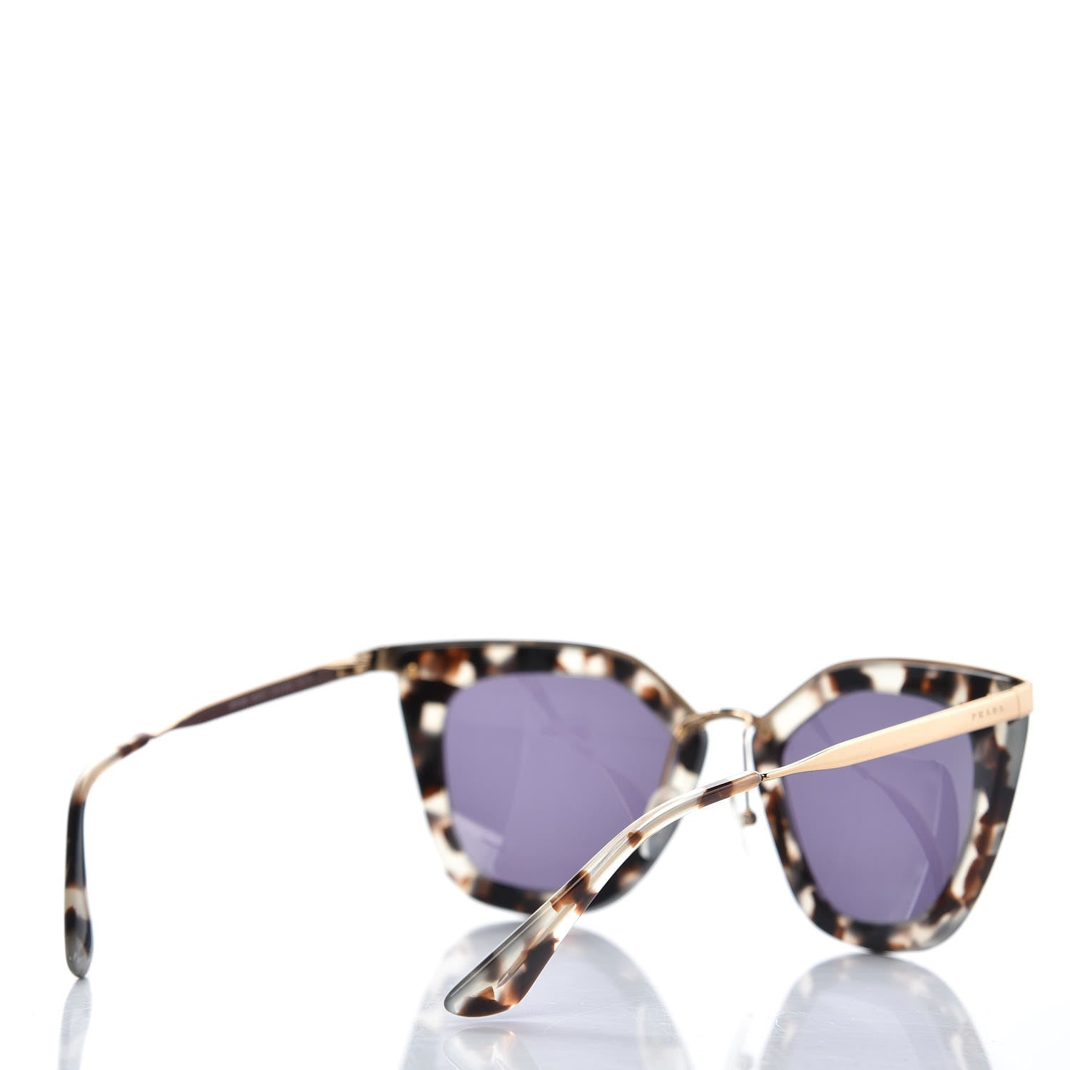 Prada Cinema Sunglasses SPR53S White Havana 4 of 9