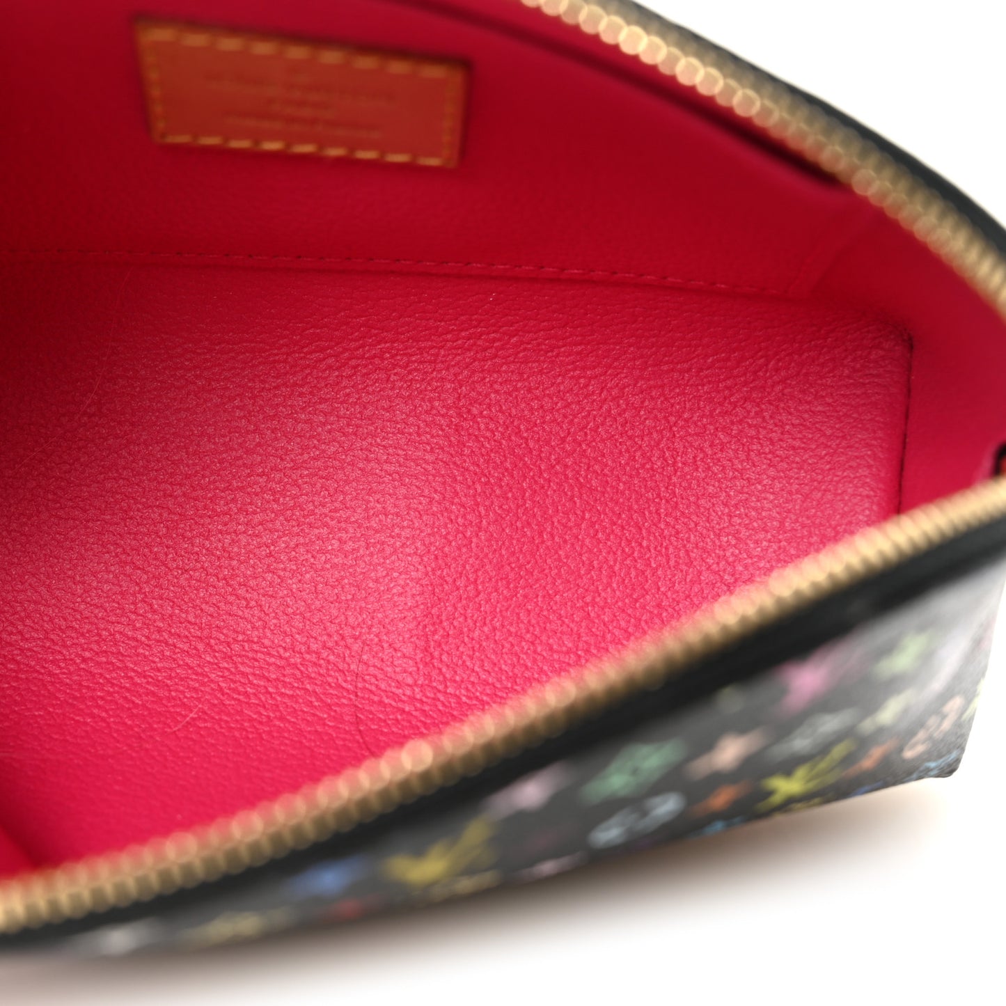 Monogram Multicolor Cosmetic Pouch Black Grenade