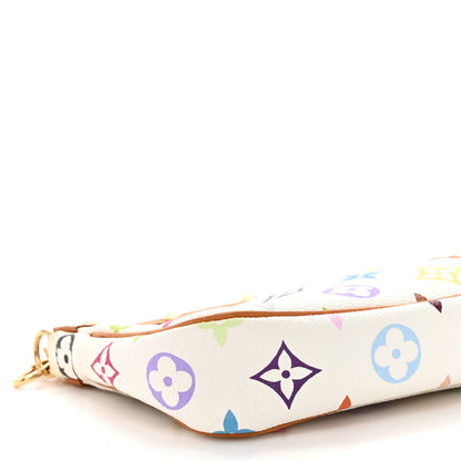 Louis Vuitton Monogram Multicolor Pochette Accessories White 8 of 10