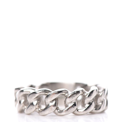 Chanel Chain CC Ring 6 Silver 3 of 5