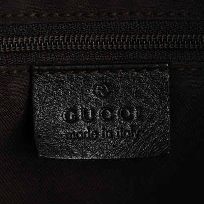 Gucci Monogram Large New Ladies Web Hobo Dark Brown 6 of 10