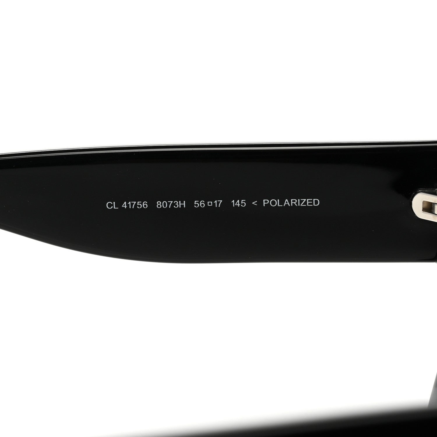 Celine Polarized ZZ Top Sunglasses CL 41756 Black 5 of 7