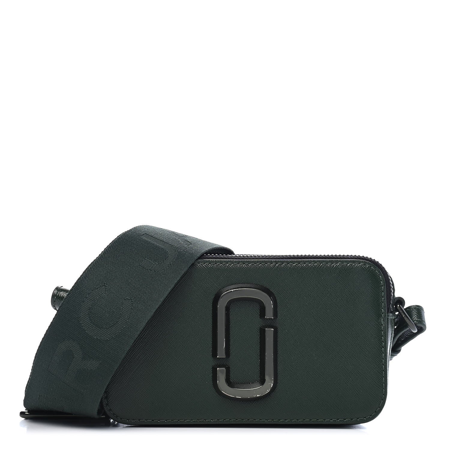 Marc Jacobs Saffiano Small Snapshot Camera Bag Olive Green 1 of 8