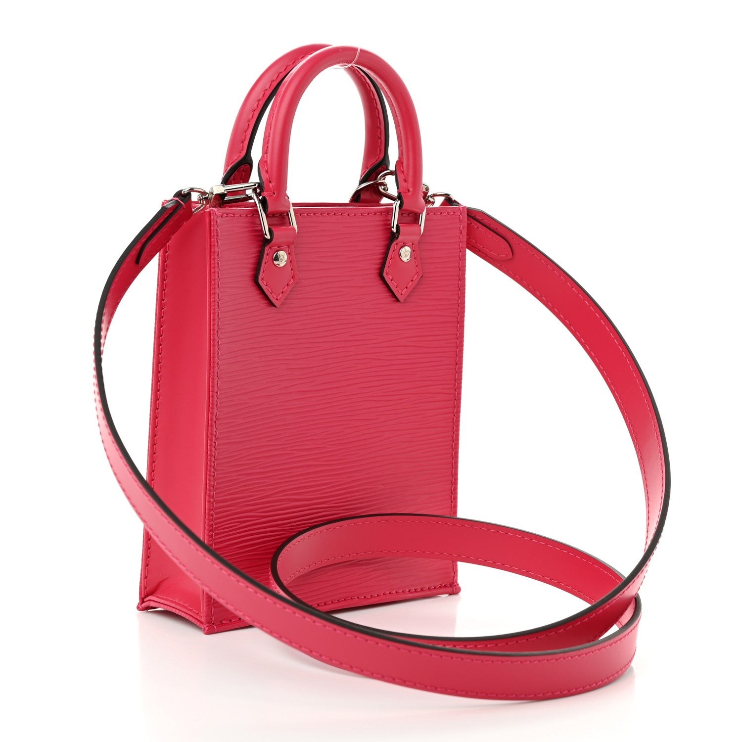 Louis Vuitton Epi Petit Sac Plat Rose Pondicherry 3 of 9