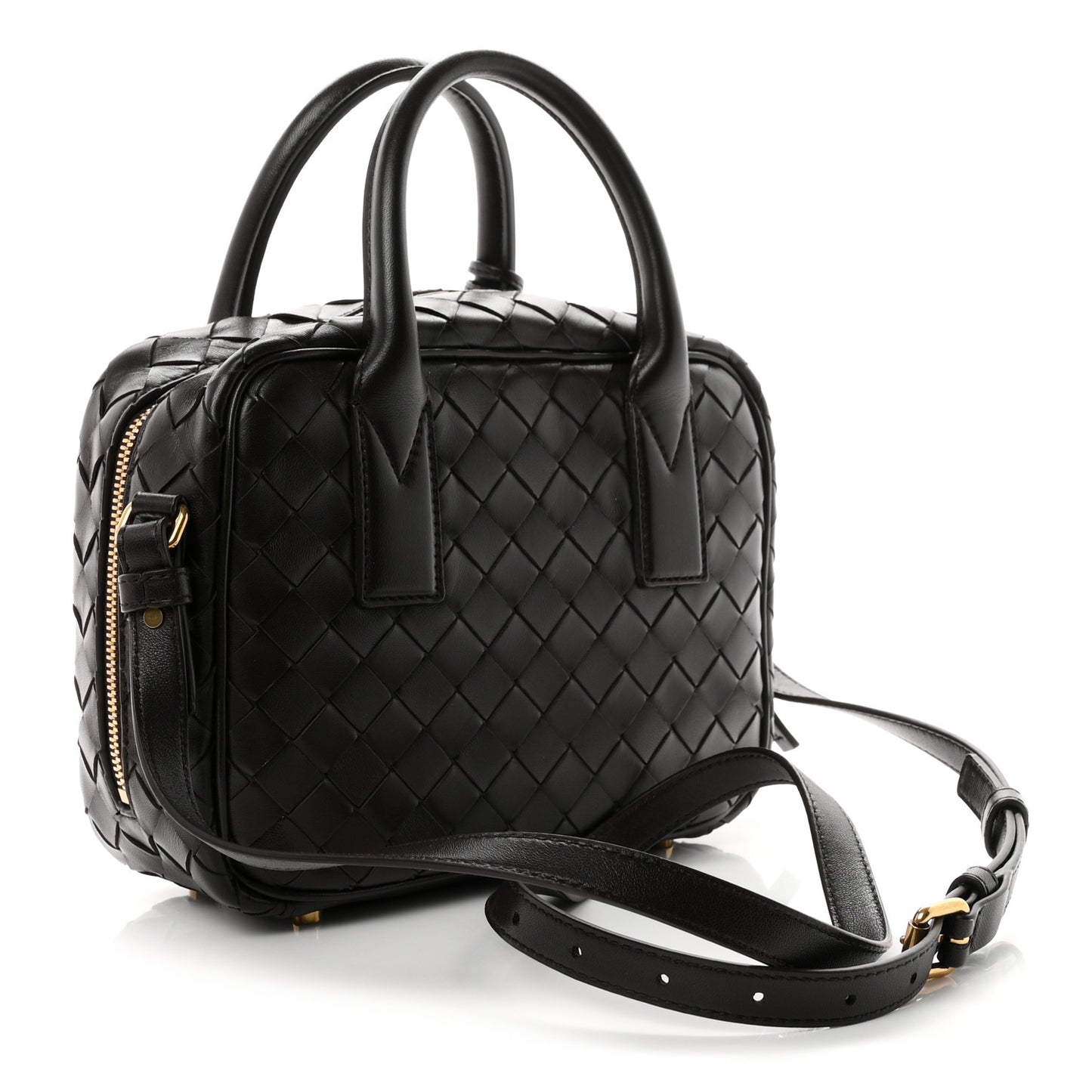 Lambskin Intrecciato Small Getaway Fondant