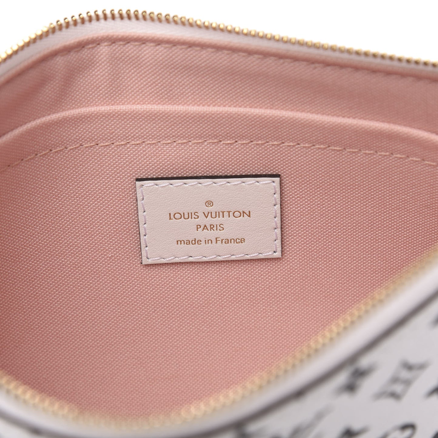 Monogram Giant Neverfull MM GM Pochette White