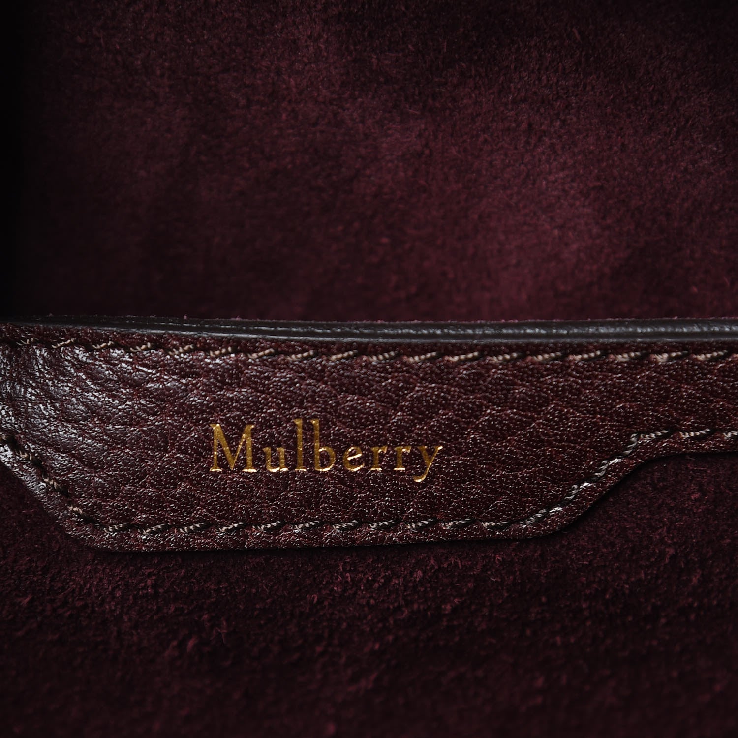 Mulberry Grain Vegetable Tanned Calfskin Zipped Bayswater Oxblood 6 of 8