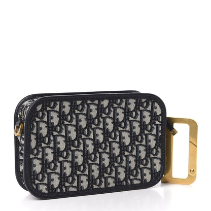 Christian Dior Oblique Diorquake Clutch Blue 3 of 9
