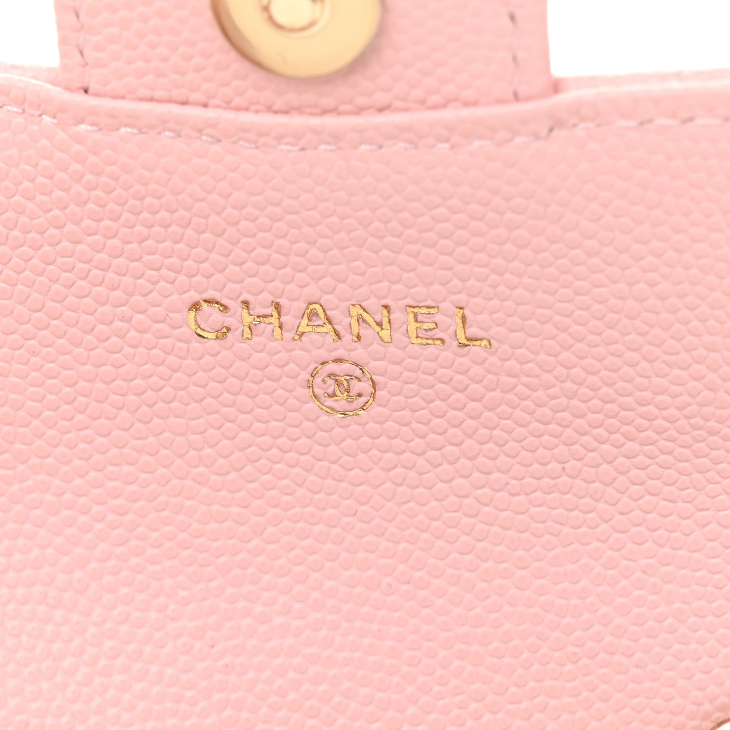 Caviar Quilted Mini Chain Belt Bag Light Pink