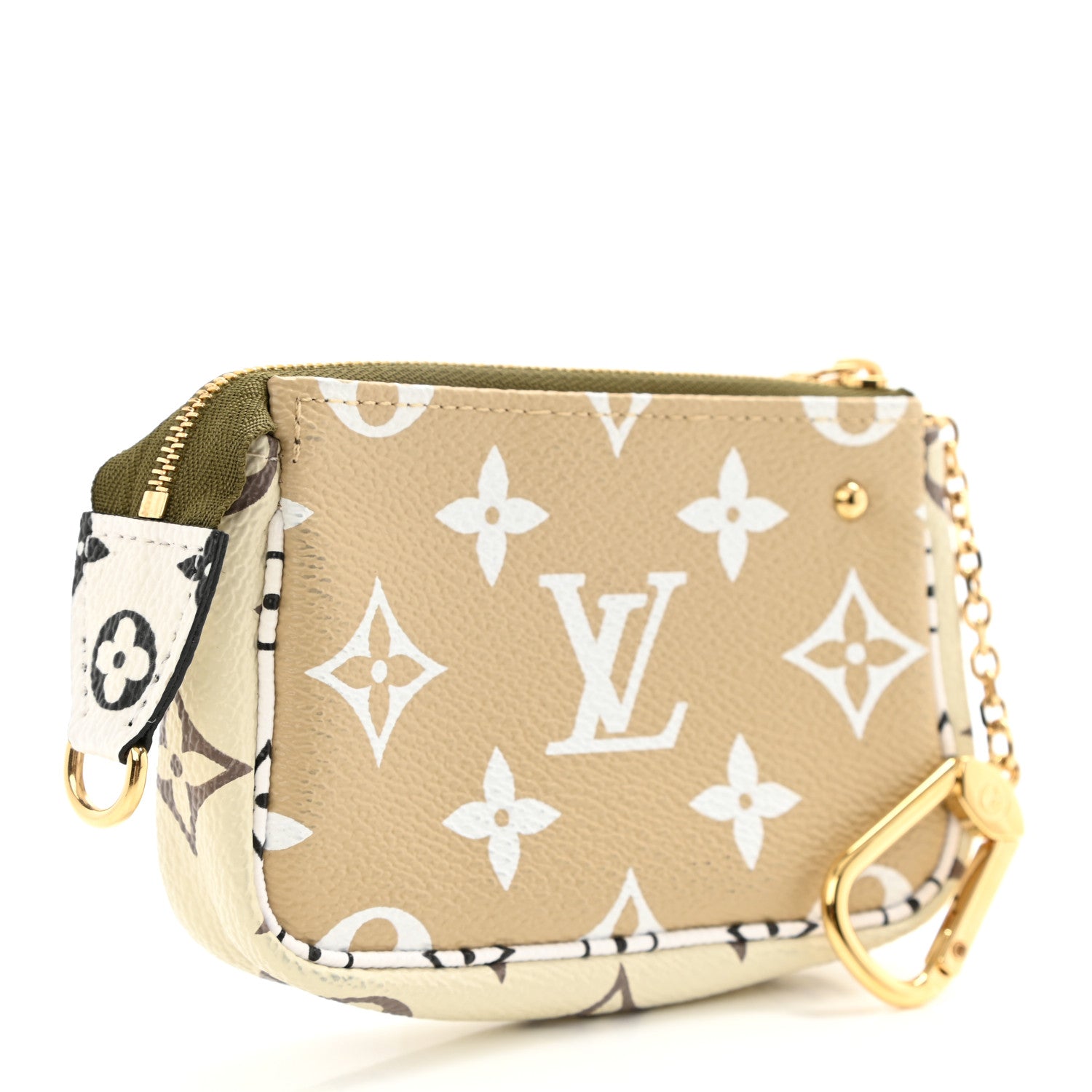 Louis Vuitton Monogram Giant Micro Pochette Accessories Kaki White 3 of 8