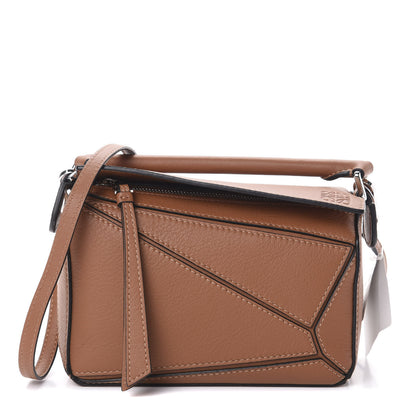 Loewe Calfskin Mini Puzzle Bag Tan 1 of 9