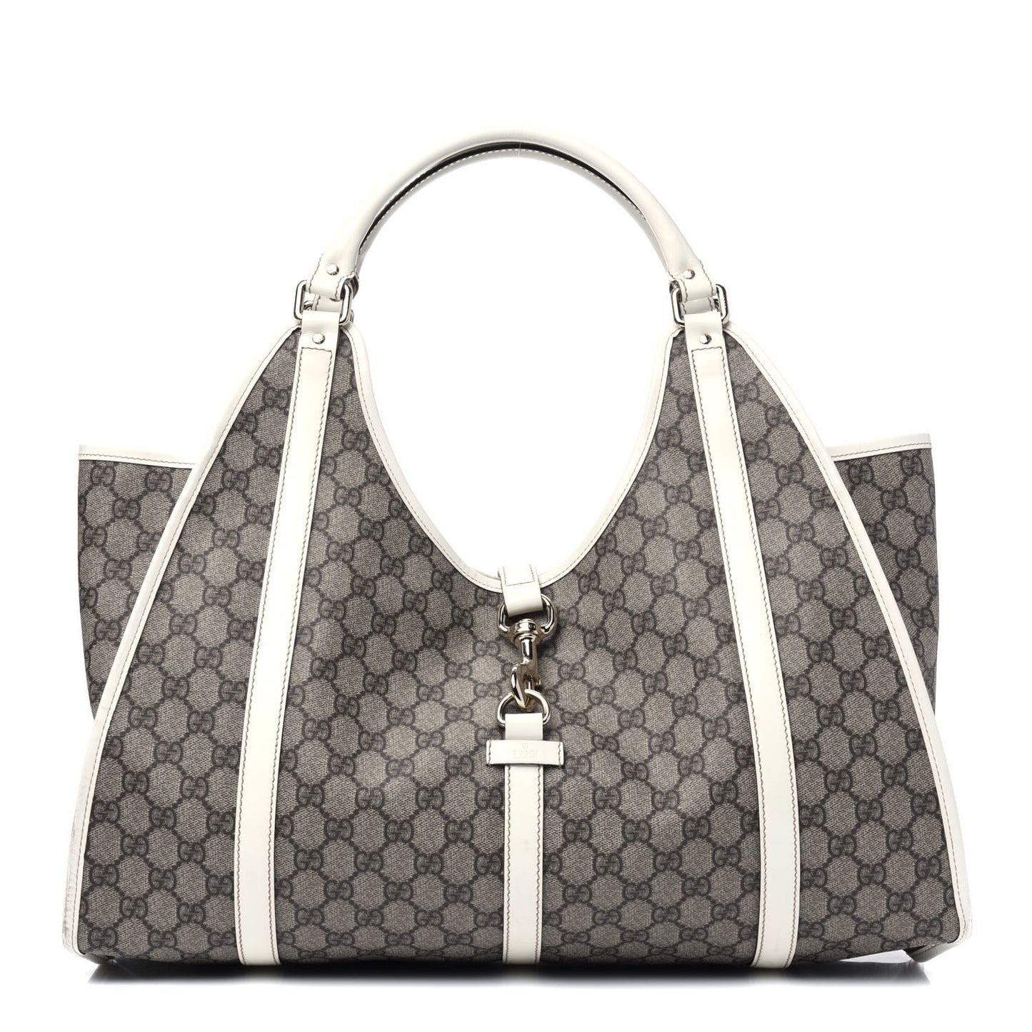 Monogram Large Joy Shoulder Bag White