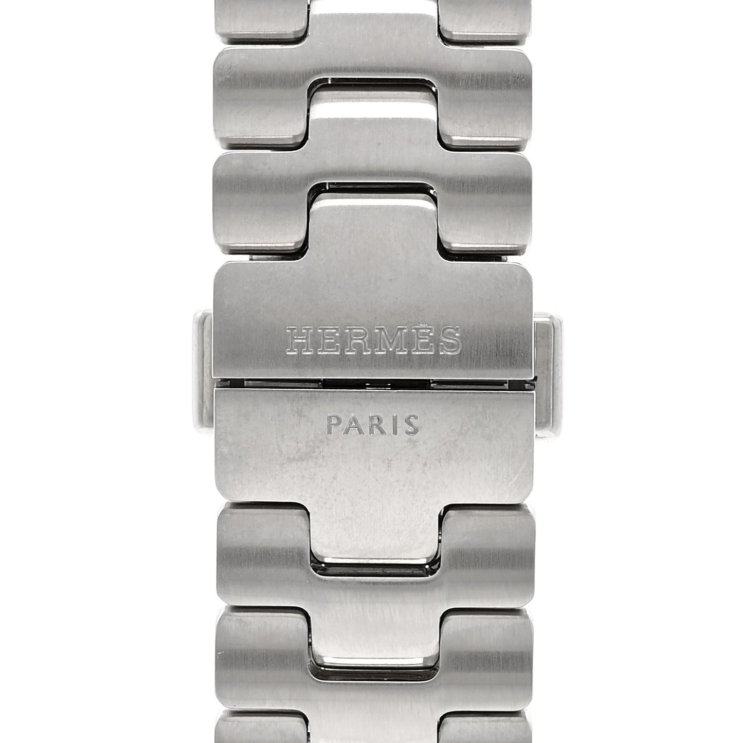 Stainless Steel 42mm Grand H Apple Watch Single Tour Band Gris