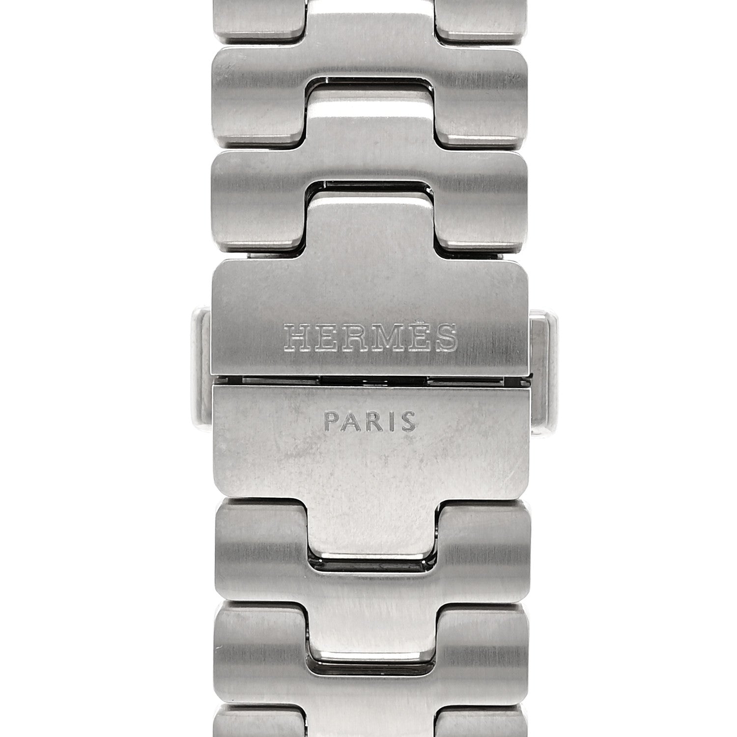 Hermes Stainless Steel 42mm Grand H Apple Watch Single Tour Band Gris 3 of 4