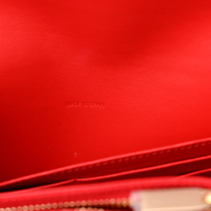 Christian Louboutin Calfskin Monochrome Loubi54 Wallet On Chain White 6 of 13