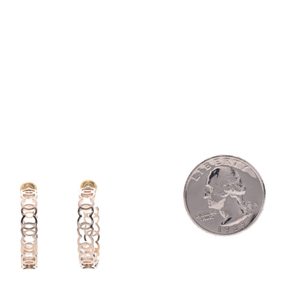 Chanel Metal CC Hoop Earrings Gold 2 of 5