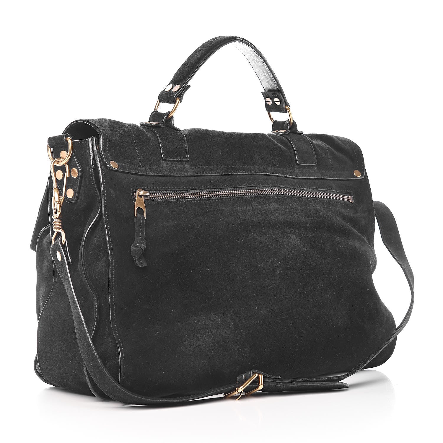 Proenza Schouler Suede PS1 Large Satchel Navy 3 of 11