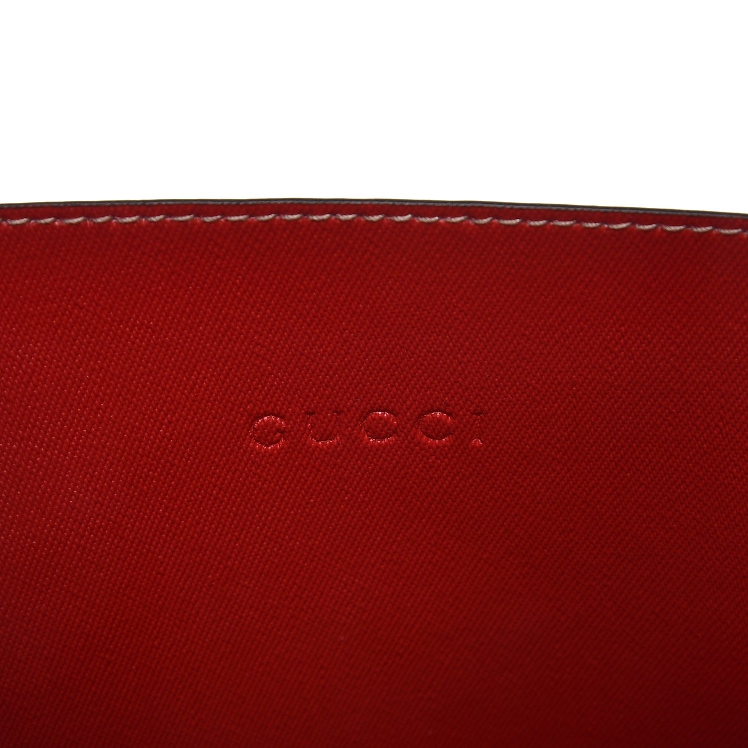 Gucci GG Supreme Monogram Small Reversible Tote Beige Red 8 of 8
