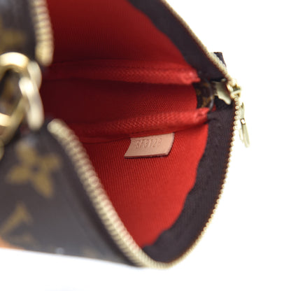 Louis Vuitton Monogram 2018 Christmas Animation Mini Cats Pochette Accessories 6 of 8