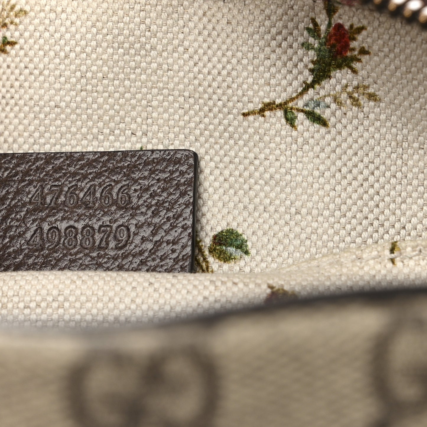 GG Supreme Monogram Web Neo Vintage Shoulder Bag Beige New Acero Crop