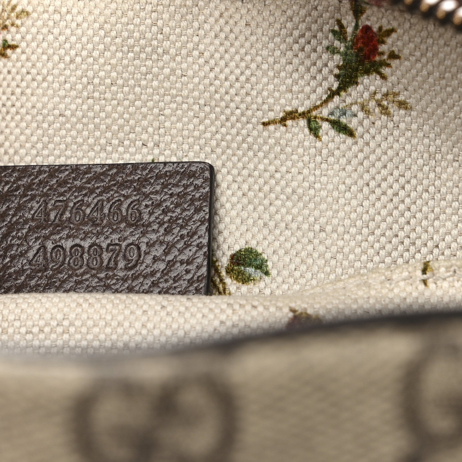 Gucci GG Supreme Monogram Web Neo Vintage Shoulder Bag Beige New Acero Crop 7 of 11