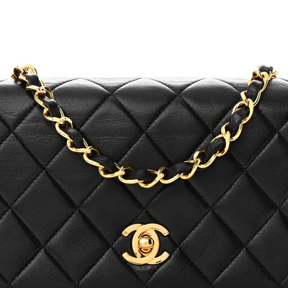 Chanel Lambskin Quilted Small Single Flap Black 9 of 11