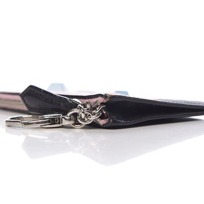 Fendi Vitello Elite Century Hypnoteyes Studded Coin Pouch Key Case Bubblegum Multicolor 12 of 18