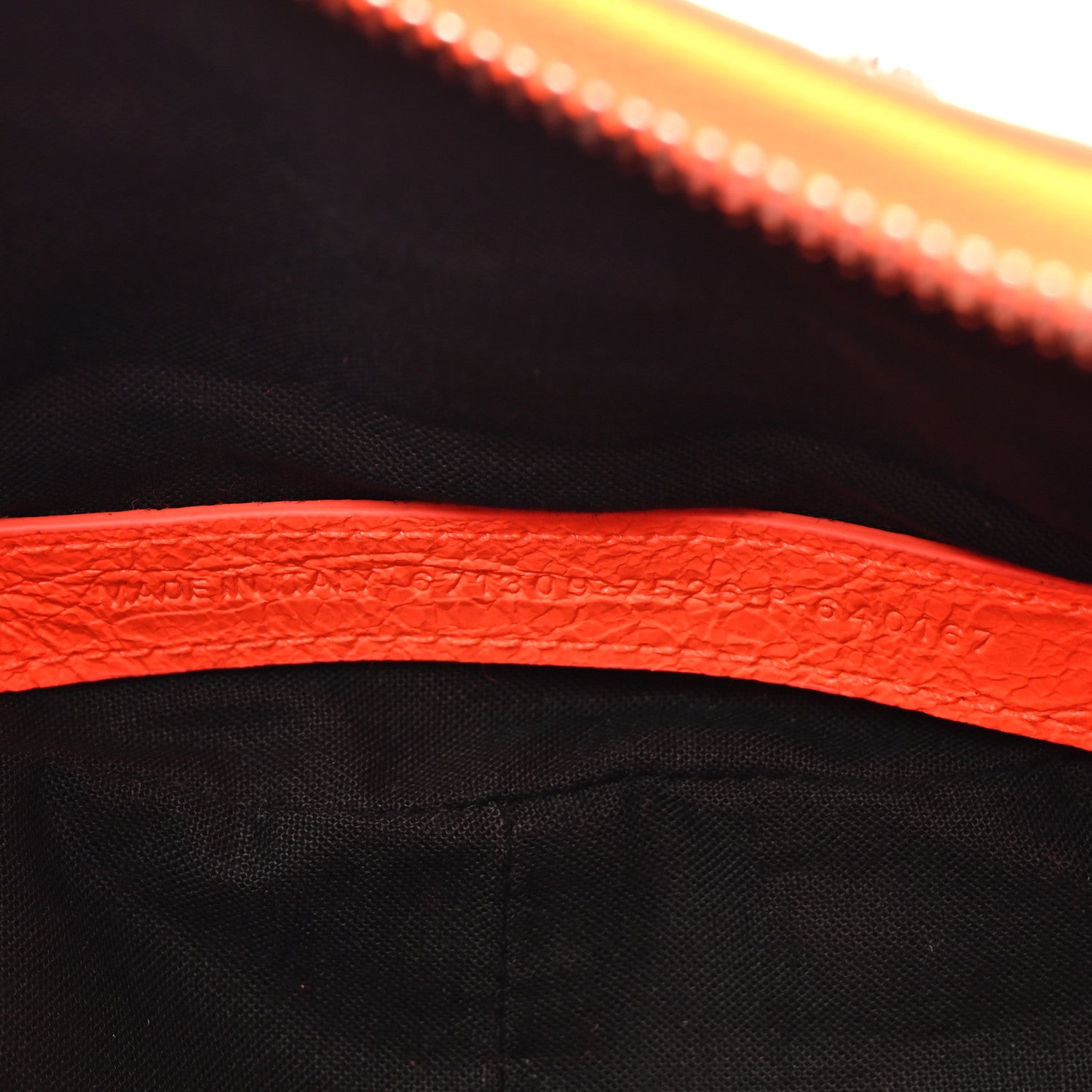 Balenciaga Agneau Arena Le Cagole Shoulder Bag XS Orange 8 of 16