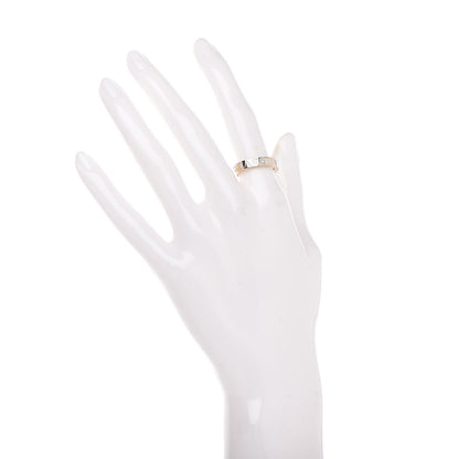 Bulgari 18K White Gold Diamond B.Zero1 Essential Band Ring 52 6 2 of 6