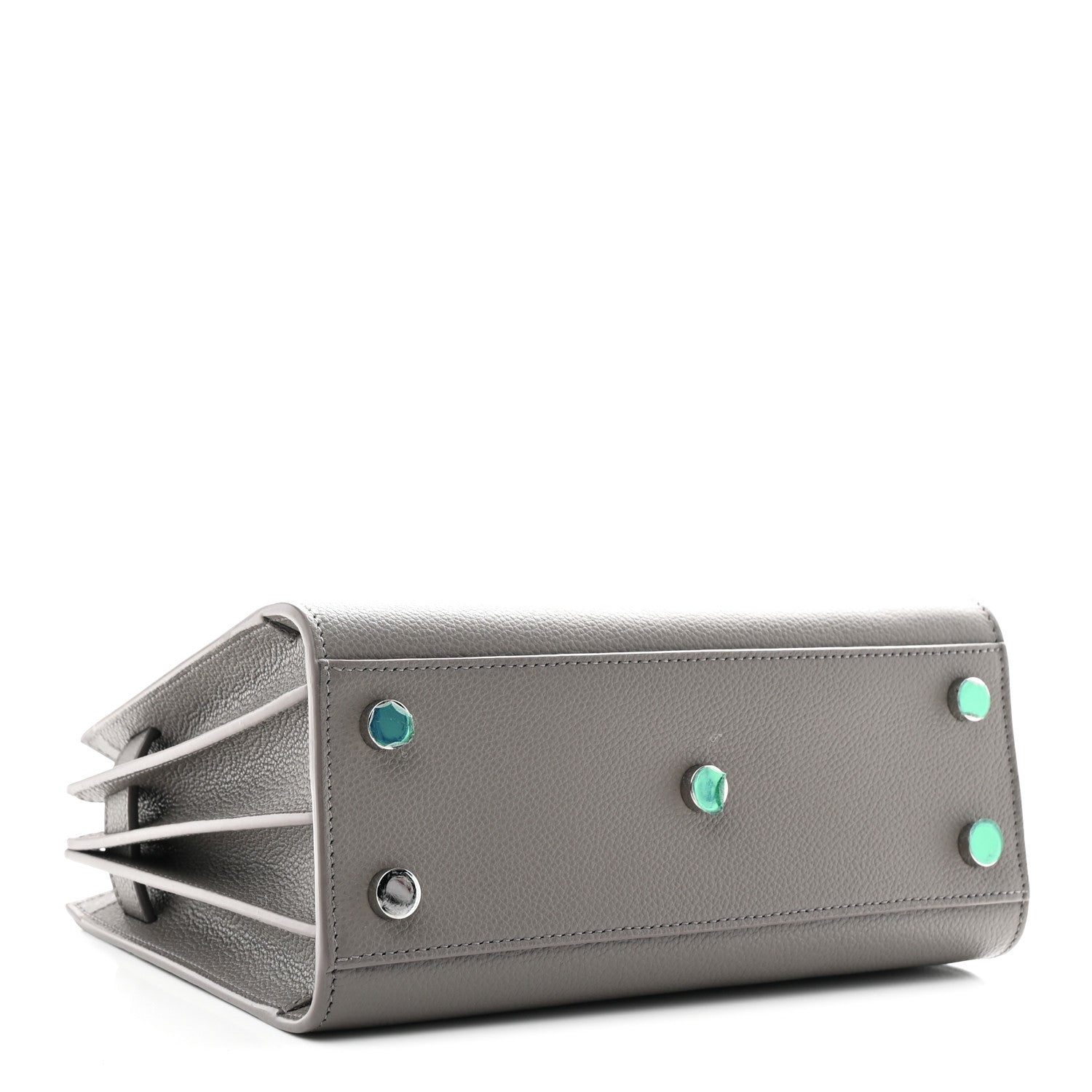 Saint Laurent Grained Calfskin Nano Sac De Jour Fog 4 of 10
