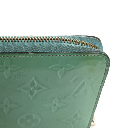 Louis Vuitton Vernis Zippy Wallet Bleu Lagon 18 of 18
