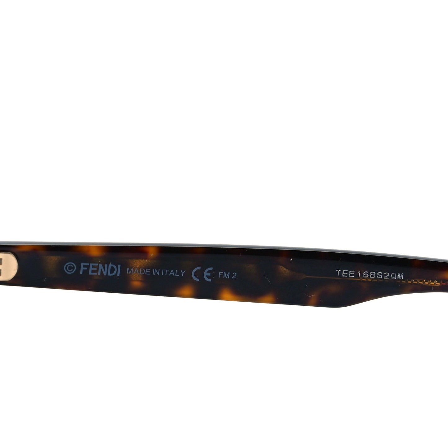 Studded Square Cat Eye Sunglasses FF 0260/S Havana