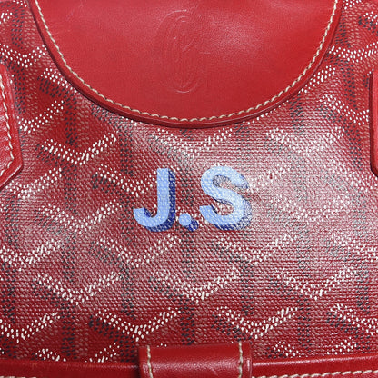 Goyard Goyardine Saint Jeanne GM Bowler Red 11 of 12