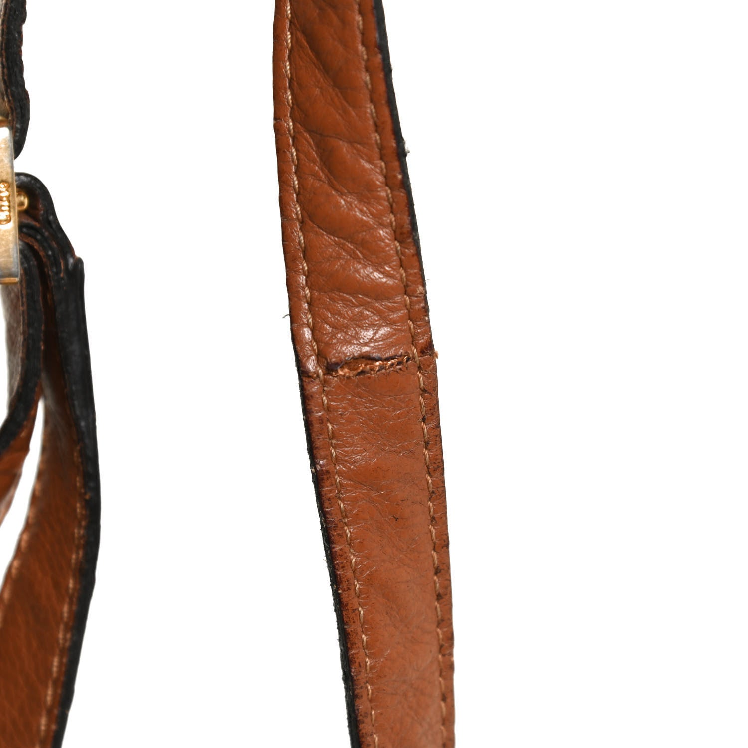 Chloe Calfskin Mini Marcie Round Crossbody Bag Tan 14 of 15
